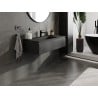 Mexen Orio Badezimmerschrank 100 cm mit Waschbecken Otis, 1 Schublade, schwarz matt - 91A10-10023-1-BF71-W18M71