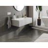 Mexen Orio Badezimmerschrank 100 cm mit Waschbecken Vela, 1 Schublade, grau matt/weiß matt - 91A10-10023-1-BF62-W23M01