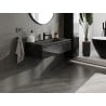 Mexen Orio 100 cm Badezimmermöbel mit Waschbecken Vela, 1 Schublade, Schwarz Glanz/Schwarz Matt - 91A10-10023-1-BF70-W23M71
