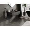 Mexen Orio Badezimmerschrank 100 cm mit Waschbecken Vela, 1 Schublade, schwarz matt - 91A10-10023-1-BF71-W23M71