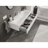 Mexen Orio Badezimmerschrank 120 cm mit Waschbecken Vela, 1 Schublade, weiß matt - 91A10-12023-1-BF01-W23M01