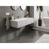 Mexen Orio Badezimmermöbel 120 cm mit Waschbecken Vela, 1 Schublade, Grau Matt/Weiß Matt - 91A10-12023-1-BF62-W23M01