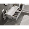 Mexen Orio Badezimmermöbel 120 cm mit Waschbecken Vela, 1 Schublade, Grau Matt/Weiß Matt - 91A10-12023-1-BF62-W23M01