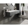 Mexen Orio Badezimmerschrank 120 cm mit Waschbecken Vela, 1 Schublade, graphit matt/weiß matt - 91A10-12023-1-BF66-W23M01