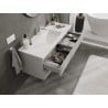 Mexen Orio Badezimmerschrank 120 cm mit Waschbecken Otis, 2 Schubladen, grau matt/weiß matt - 91A10-12047-2-BFF62-W18M01