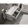 Mexen Orio Badezimmerschrank 120 cm mit Waschbecken Vela, 2 Schubladen, grau matt/weiß matt - 91A10-12047-2-BFF62-W23M01