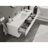 Mexen Orio Badezimmer-Schrank 140 cm mit Waschbecken Otis, 2 Schubladen, weiß matt - 91A10-14047-2-BFF01-W18M01