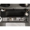 Mexen Orio Badezimmerschrank 160 cm mit Waschbecken Vela, 1 Schublade, schwarz matt - 91A10-16023-1-BF71-W23M71