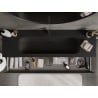 Mexen Orio Badezimmerschrank 160 cm mit Waschbecken Vela, 2 Schubladen, schwarz matt - 91A10-16047-2-BFF71-W23M71