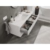 Mexen Rivel 120 cm Badezimmerunterschrank mit Waschbecken Otis, 2 Schubladen, gerillt, weiß matt - 91A20-12047-2-BFF01-W18M01
