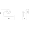 Mexen Lusso Toilettenpapierhalter, Chrom - 70A16823-00