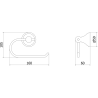 Mexen Lusso Toilettenpapierhalter, gebürstetes Gold - 70A16823-55
