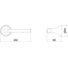 Mexen Lusso Toilettenpapierhalter, Chrom - 70A16825-00