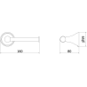 Mexen Lusso Toilettenpapierhalter, schwarz - 70A16825-70
