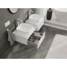 Mexen Orio Badezimmer-Unterschrank 50 cm, 1 Schublade, weiß glänzend - 91A10-05023-1-BF00