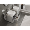 Mexen Orio Badezimmer-Unterschrank 50 cm, 2 Schubladen, grau matt - 91A10-05047-2-BFF62