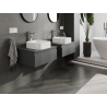 Mexen Orio Badezimmer-Unterschrank 60 cm, 1 Schublade, Graphit matt - 91A10-06023-1-BF66