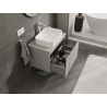 Mexen Orio Badezimmerschrank für Waschbecken 70 cm, 1 Schublade, grau matt - 91A10-07047-1-BF62
