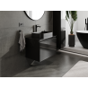 Mexen Orio Badezimmerschrank unter Waschbecken 70 cm, 1 Schublade, schwarz glänzend - 91A10-07047-1-BF70