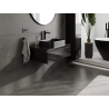 Mexen Orio Badezimmerschrank unter Waschbecken 80 cm, 1 Schublade, schwarz glänzend - 91A10-08023-1-BF70