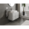 Mexen Orio Badezimmerschrank mit Waschbecken 80 cm, 2 Schubladen, Grau Matt - 91A10-08047-2-BFF62