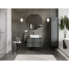 Mexen Orio Badezimmer-Unterschrank 80 cm, 2 Schubladen, Mattgraphit - 91A10-08047-2-BFF66