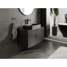 Mexen Orio Badezimmerschrank unter Waschbecken 90 cm, 1 Schublade, schwarz matt - 91A10-09047-1-BF71