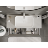 Mexen Orio Badezimmer-Unterschrank 120 cm, 1 Schublade, grau matt - 91A10-12023-1-BF62
