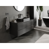 Mexen Orio Badezimmer-Unterschrank 120 cm, 2 Schubladen, Schwarz matt - 91A10-12047-2-BFF71