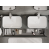 Mexen Orio Badezimmer-Waschtischunterschrank 160 cm, 2 Schubladen, matt Graphit - 91A10-16047-2-BFF66