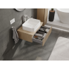 Mexen Rivel Badezimmerschrank für Waschtisch 70 cm, 1 Schublade, gerillt, Eiche - 91A20-07023-1-BF81
