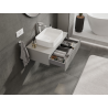 Mexen Rivel Badezimmer-Unterschrank 80 cm, 1 Schublade, geriffelt, grau matt - 91A20-08023-1-BF62