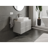 Mexen Rivel Badezimmerschrank für Waschbecken 80 cm, 2 Schubladen, geriffelt, grau matt - 91A20-08047-2-BFF62
