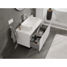 Mexen Rivel Badezimmer-Unterschrank 90 cm, 1 Schublade, gerillt, mattweiß - 91A20-09047-1-BF01