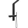 Mexen Sund Duschpaneel, schwarz - 7620-02-70