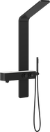 Mexen Sund Duschpaneel, schwarz - 7620-02-70