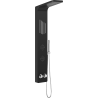 Mexen Navas Duschpaneel, schwarz - 7627-02-70
