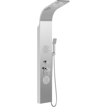 Mexen Gros Duschpaneel, Chrom - 7619-03-00