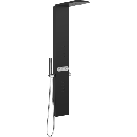 Mexen Omar Duschpaneel, schwarz - 7610-03-70