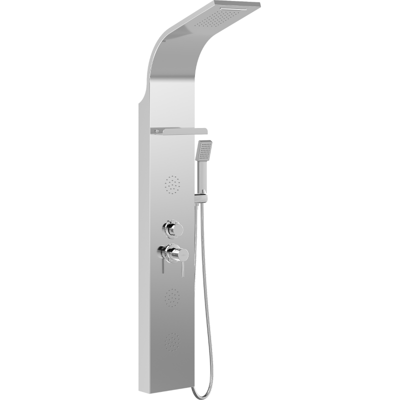 Mexen Borg Duschpaneel, Chrom - 7615-03-00