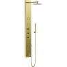 Mexen Ivo Duschpaneel mit Auslauf, gold - 7608-03-50