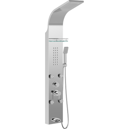 Mexen Adrox Duschpaneel mit Auslauf, Chrom - 7613-04-00