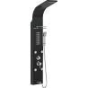 Mexen Adrox Duschpaneel mit Auslauf, schwarz - 7613-04-70