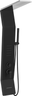 Mexen Yap Duschpaneel, Schwarz/Chrom - 7612-02-77