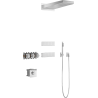 Mexen Fall Unterputz-Duschset, Chrom - 7602-04-00