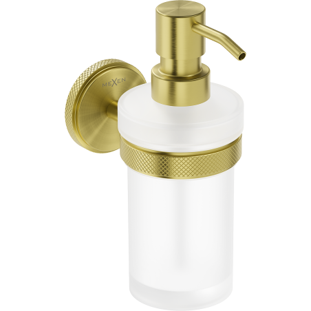 Mexen Gravo Seifenspender, gebürstetes Gold - 70A93058-55
