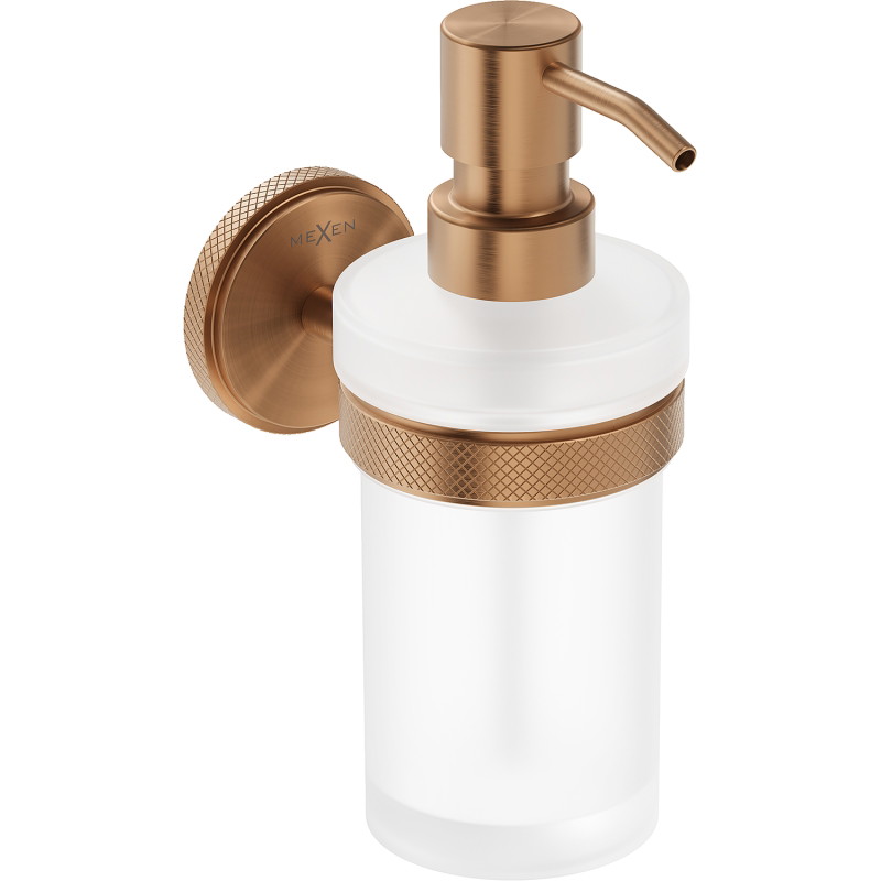 Mexen Gravo Seifenspender, gebürstetes Kupfer - 70A93058-65