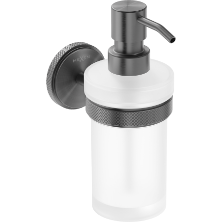 Mexen Gravo Seifenspender, gebürstetes Gun Gray - 70A93058-66