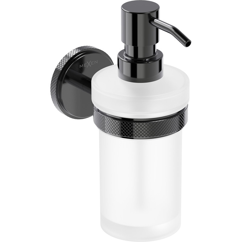 Mexen Gravo Seifenspender, Schwarzchrom - 70A93058-73