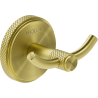 Mexen Gravo doppelter Handtuchhaken, gebürstetes Gold - 70A93012-55